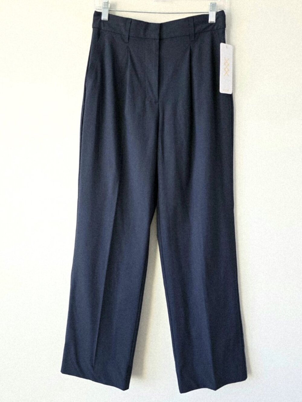 NWT Rhone Commuter Pleated Trouser Pants Sz 4 Navy Tailored
